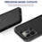 For iPhone 13 Pro Max 6.7 inch PC + Soft TPU Dual Layer Protection Case Anti-scratch Phone Shell - Black - 2
