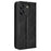 For Blackview Wave 6C Case Magnetic Closure Vintage Leather Wallet Phone Cover - Black - 7