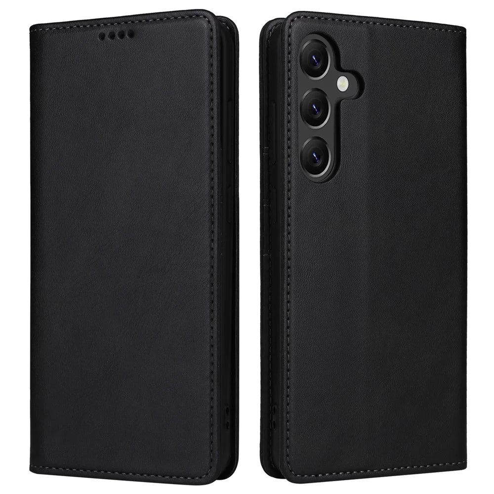 For Samsung Galaxy A14 5G Case Wallet Leather Flip Phone Cover RFID Blocking - Black - 1