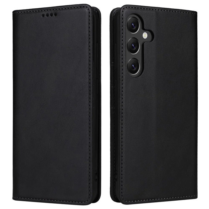 For Samsung Galaxy A14 5G Case Wallet Leather Flip Phone Cover RFID Blocking - Black - 1