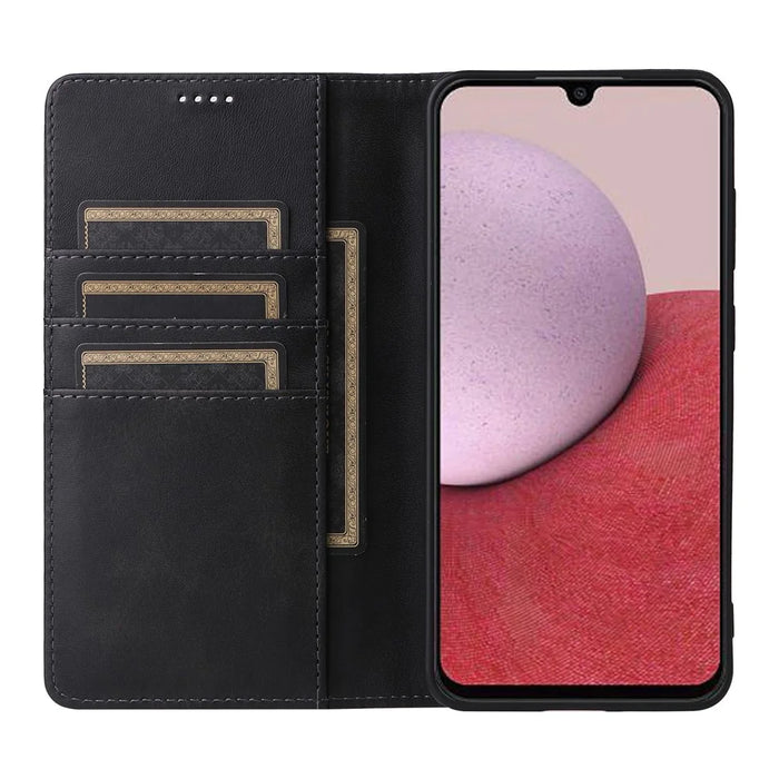 For Samsung Galaxy A14 5G Case Wallet Leather Flip Phone Cover RFID Blocking - Black - 2