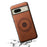 DENIOR D14 For Google Pixel 8 Case 2 in 1 Detachable PU+PC+TPU Magnetic Phone Cover - Brown - 4