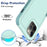 Phone Back Cover for iPhone 12 Pro Max 6.7 inch, Hard PC + Soft TPU Dual Layer Protection Case Anti-scratch Phone Shell - Mint Green - 3
