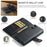 DG.MING for Sony Xperia 10 VI Case Removable 2 in 1 Split Leather Flip Phone Cover - Black - 6