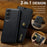 DG.MING for Sony Xperia 1 VI Case Detachable Split Leather Phone Cover - Black - 6