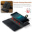 DG.MING for Sony Xperia 1 VI Case Detachable Split Leather Phone Cover - Black - 7