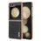 AZNS For Samsung Galaxy Z Flip5 5G Case Crocodile Texture PU+PC Phone Cover - Black - 2