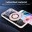 For iPhone 7  /  8  /  SE (2020)  /  SE (2022) Magnetic Case PC+TPU Phone Cover Ring Kickstand - Pink - 7
