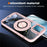 For iPhone 13  /  14 Case Compatible with MagSafe PC+TPU Kickstand Clear Phone Cover - Pink - 7