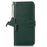 For Samsung Galaxy S24 FE Case RFID Blocking Genuine Cow Leather Phone Cover - Green - 5