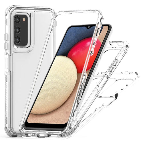 Clear Case for Samsung Galaxy A03s (166.5mm) / A02s (166.5mm) Acrylic+TPU Cover - 1
