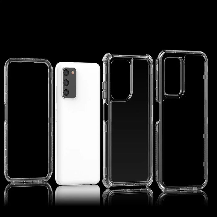 Clear Case for Samsung Galaxy A03s (166.5mm) / A02s (166.5mm) Acrylic+TPU Cover - 6
