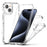 For iPhone 15 Case Hybrid Acrylic+TPU 3-in-1 Transparent Phone Cover - 1