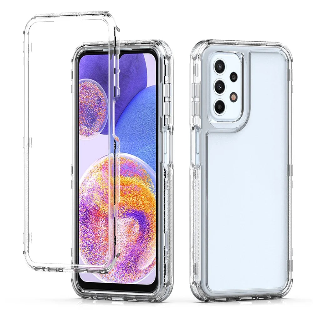 For Samsung Galaxy A23 4G / A23 5G (Global Version) Clear Case Acrylic+TPU Anti-drop Phone Cover - 2