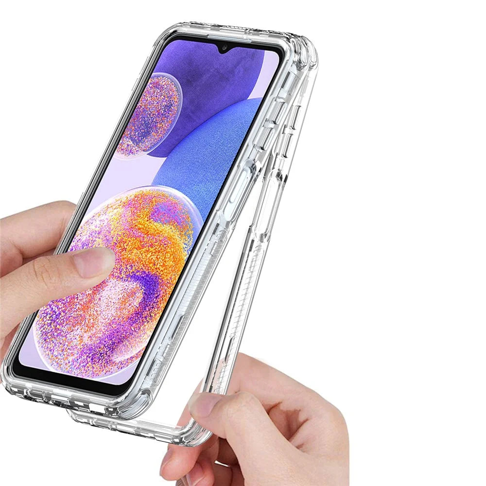 For Samsung Galaxy A23 4G / A23 5G (Global Version) Clear Case Acrylic+TPU Anti-drop Phone Cover - 3