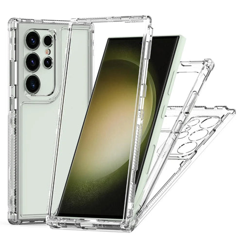 For Samsung Galaxy S24 Ultra Case Acrylic+TPU Phone Cover 3-in-1 Clear - 1