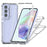 For Samsung Galaxy A55 5G Case Acrylic+TPU Phone Cover HD Transparent - 1