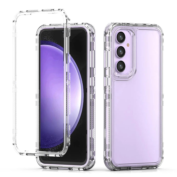 For Samsung Galaxy S23 FE Case Clear Acrylic+TPU Anti-scratch Phone Cover - 2