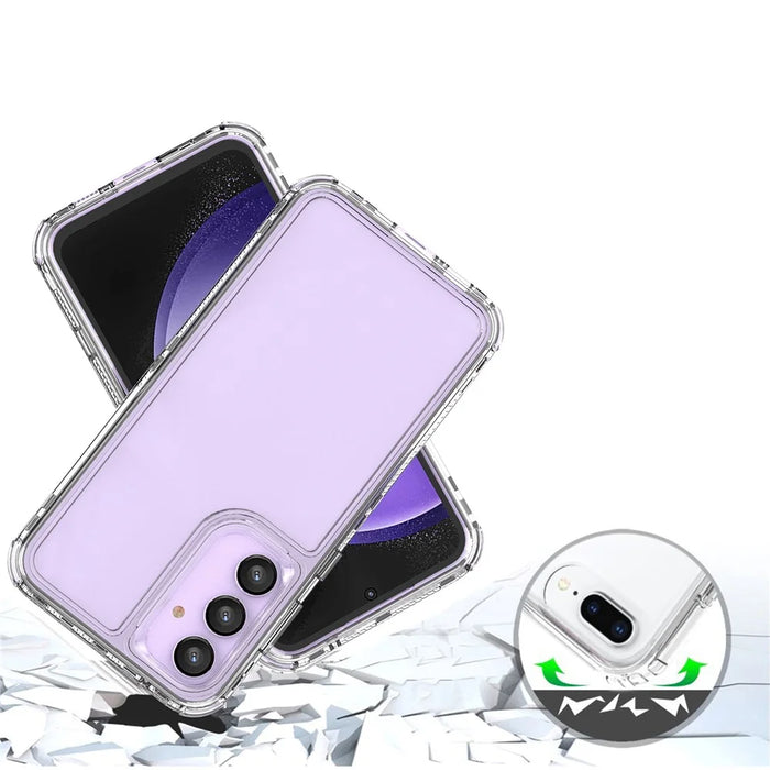 For Samsung Galaxy S23 FE Case Clear Acrylic+TPU Anti-scratch Phone Cover - 4