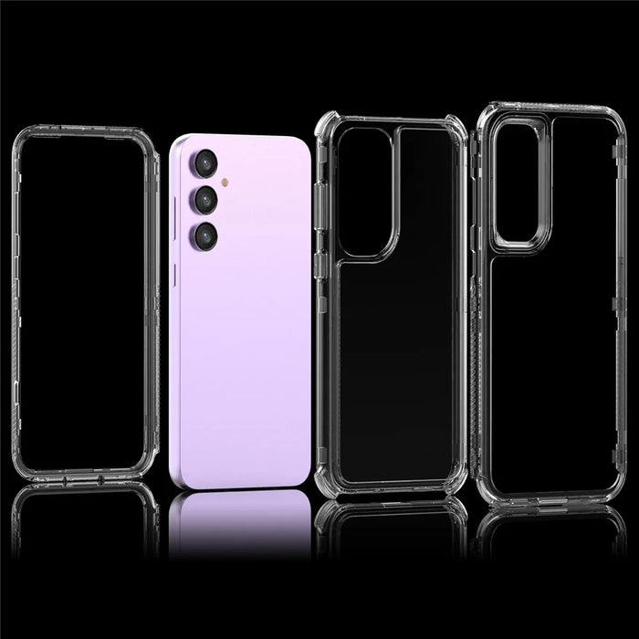 For Samsung Galaxy S23 FE Case Clear Acrylic+TPU Anti-scratch Phone Cover - 6