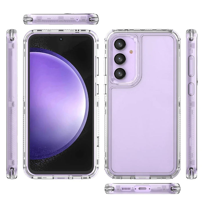 For Samsung Galaxy S23 FE Case Clear Acrylic+TPU Anti-scratch Phone Cover - 7