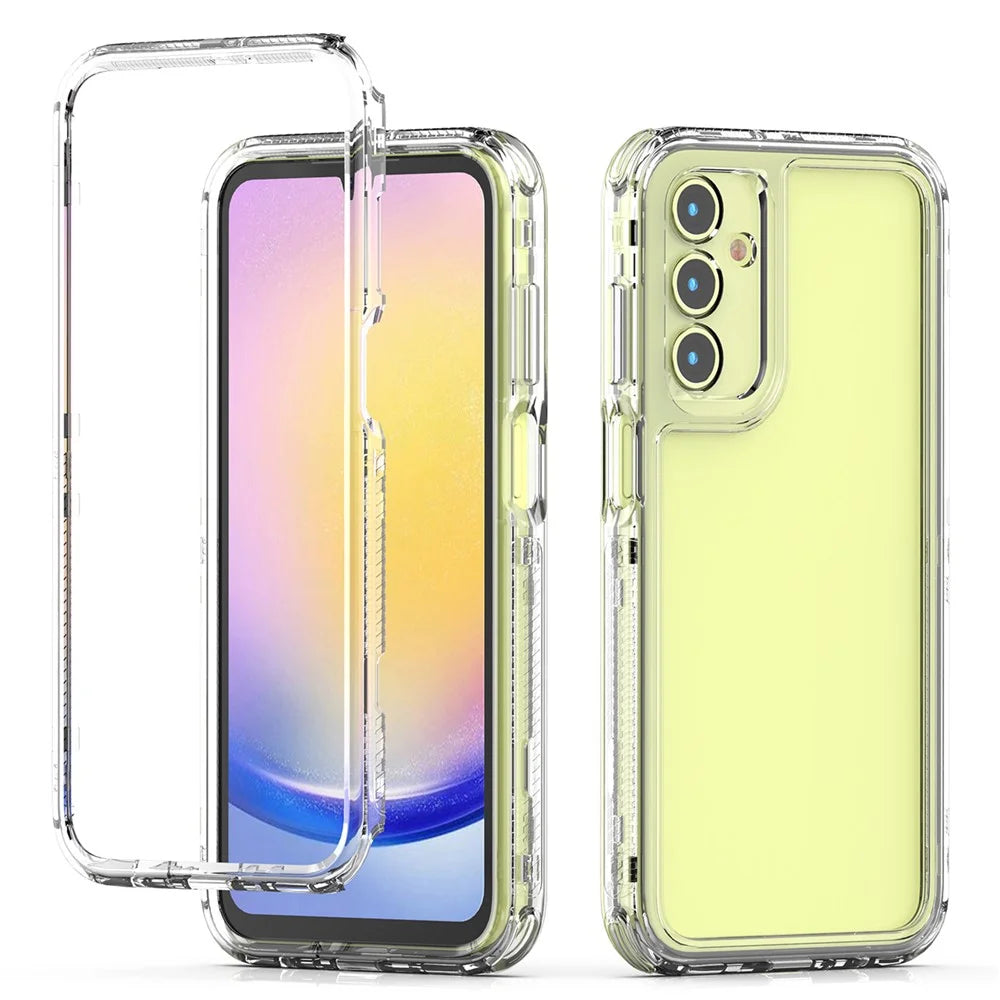 For Samsung Galaxy A25 5G (Global) (161.0 x 76.5 x 8.3mm) Clear Case Acrylic+TPU Cover - 2