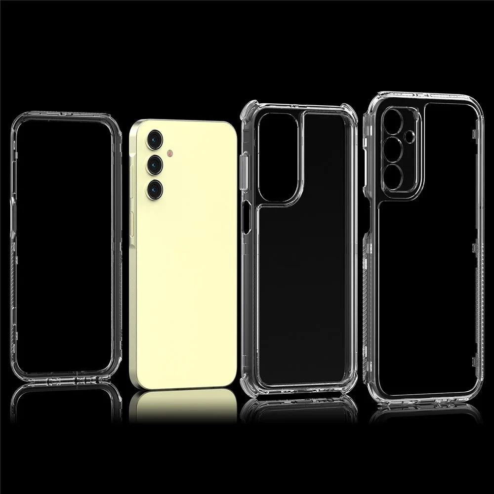 For Samsung Galaxy A25 5G (Global) (161.0 x 76.5 x 8.3mm) Clear Case Acrylic+TPU Cover - 6