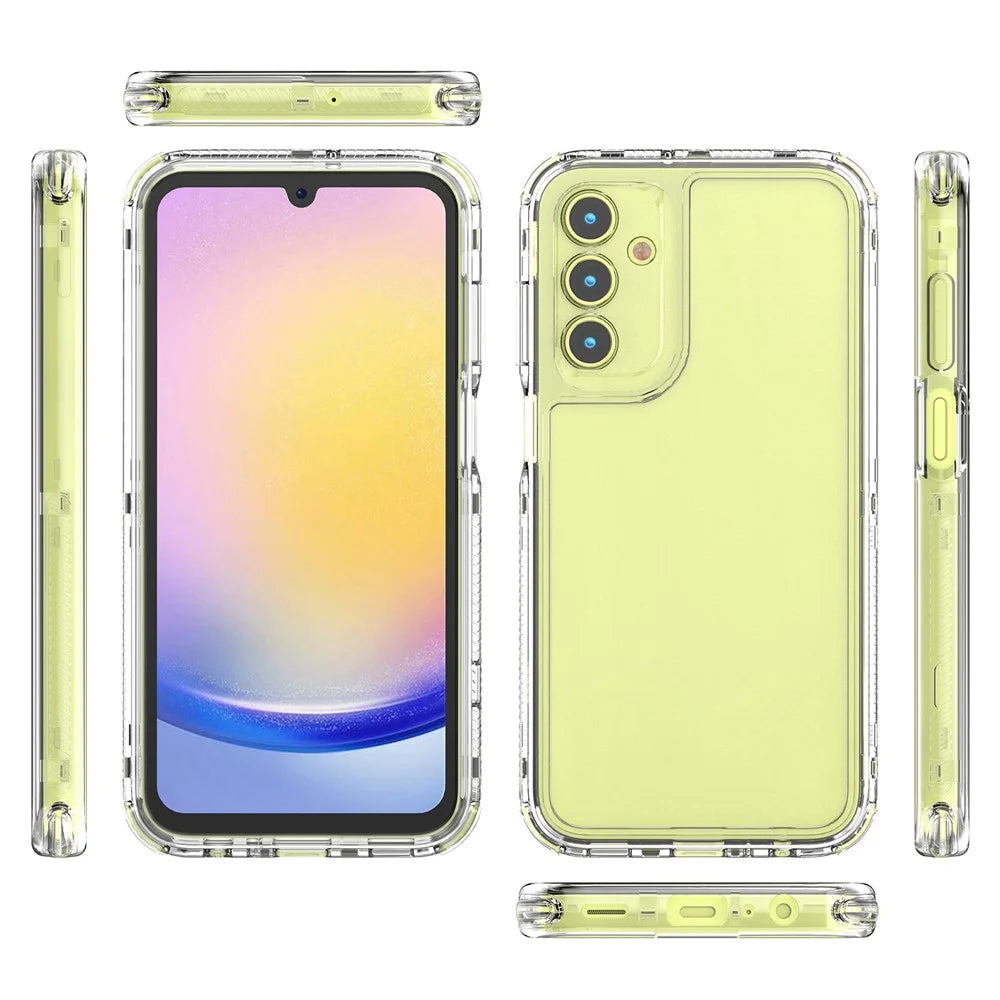 For Samsung Galaxy A25 5G (Global) (161.0 x 76.5 x 8.3mm) Clear Case Acrylic+TPU Cover - 7