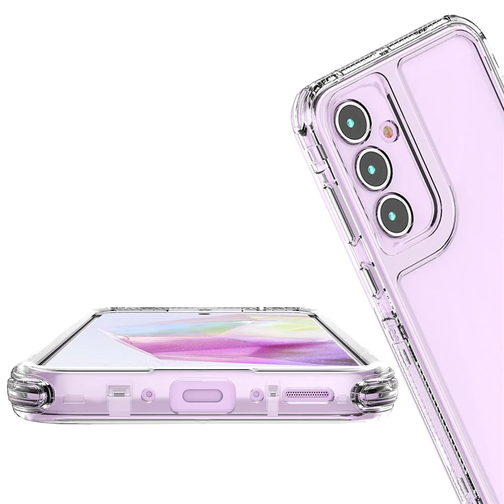 For Samsung Galaxy A35 5G Case Acrylic+TPU Crystal Clear Phone Cover - 5