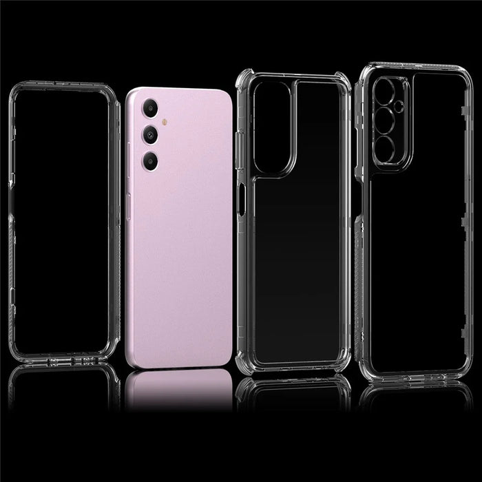 For Samsung Galaxy A05s 4G Clear Case Acrylic+TPU Phone Cover 3-in-1 - 6