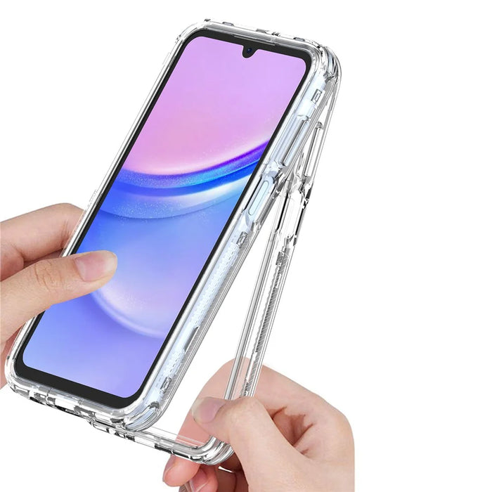 For Samsung Galaxy A15 4G / 5G Case Acrylic+TPU Drop-proof Clear Phone Cover - 3