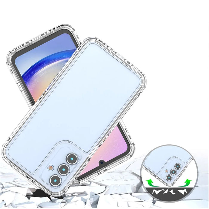 For Samsung Galaxy A15 4G / 5G Case Acrylic+TPU Drop-proof Clear Phone Cover - 4
