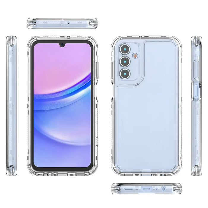 For Samsung Galaxy A15 4G / 5G Case Acrylic+TPU Drop-proof Clear Phone Cover - 7