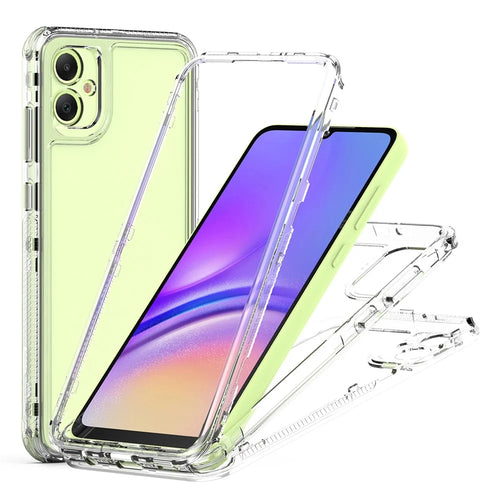 For Samsung Galaxy A05 4G Case Acrylic+TPU 3-in-1 Clear Phone Cover - 1