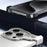 For iPhone 12 Pro Max Bumper Case Metal Phone Cover with Aromatherapy Tablet - Black - 6