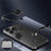 For iPhone 14 Pro Max Bumper Case Metal Frameless Aromatherapy Phone Cover No Back - Black - 2