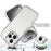 For iPhone 16 Pro Case Transparent TPU+PC Protective Phone Cover - 5