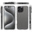 For iPhone 16 Pro Max Clear Case Shockproof TPU+PC Hybrid Phone Cover - 6