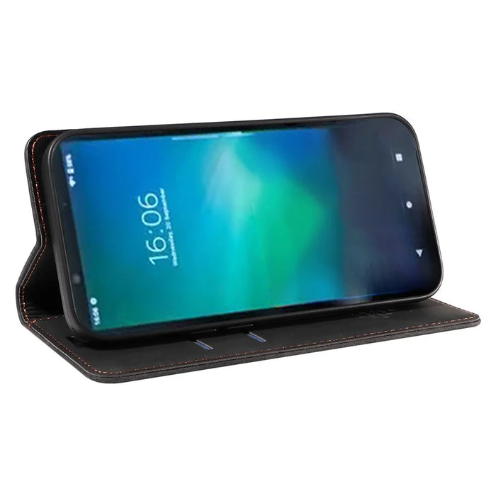 BETOPNICE 003 For Sony Xperia 5 VI Case Leather Flip Phone Cover RFID Blocking - Black - 3