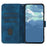 YX0040 For Realme C67 4G Case Wallet Stand PU Leather Geometry Phone Cover - Sapphire - 2
