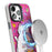 JAUCASE For iPhone 15 Pro Case Compatible with MagSafe PC+TPU Phone Cover Cartoon Cat - Pink - 2