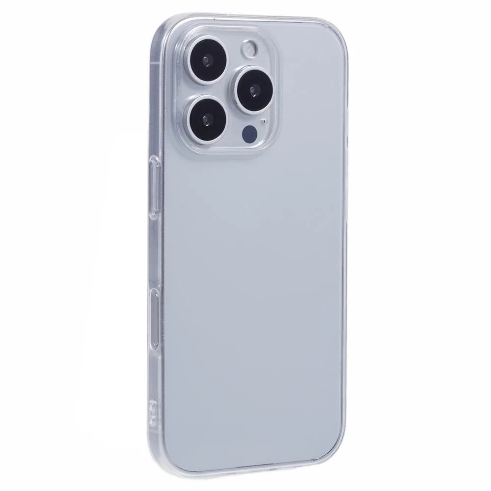 For iPhone 16 Pro Max Case Anti-Fingerprint High Transparency TPU Phone Cover - 1