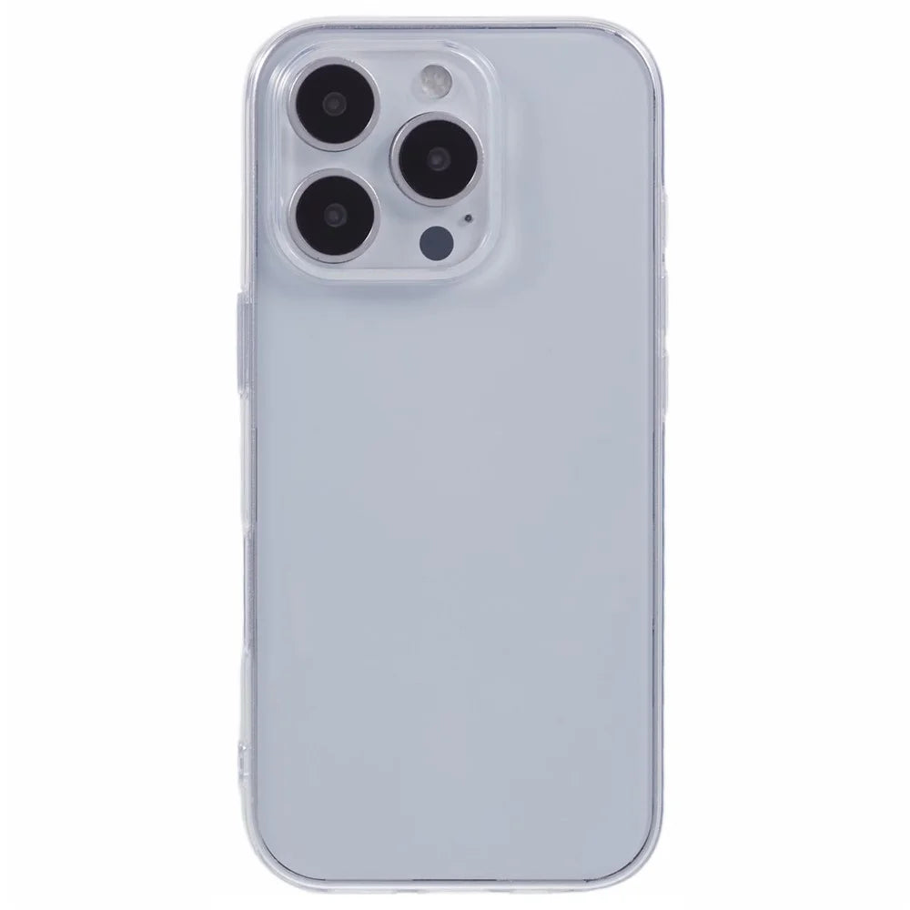 For iPhone 16 Pro Max Case Anti-Fingerprint High Transparency TPU Phone Cover - 3