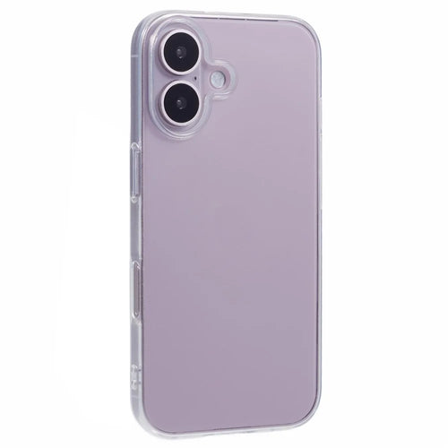 For iPhone 16 Plus Case High Transparency Anti-Fingerprint TPU Phone Cover - 1