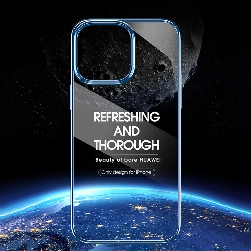 X-LEVEL For iPhone 15 Plus Case Anti-Scratch Hard PC Clear Phone Cover - Midnight Green - 2