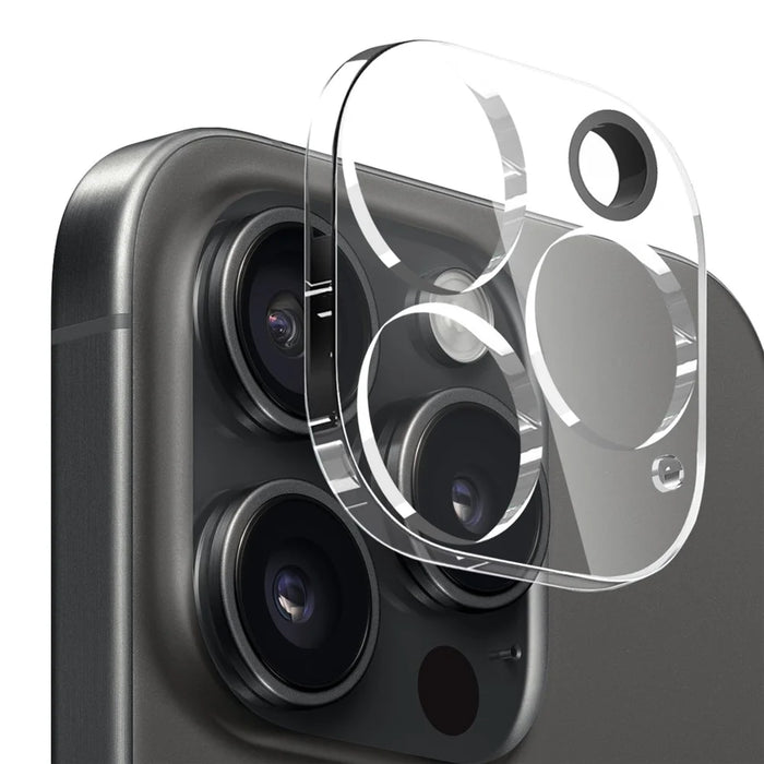 NORTHJO for iPhone 16 Pro Max TPU Clear Phone Case with Tempered Glass Screen Protector and Lens Film - 4