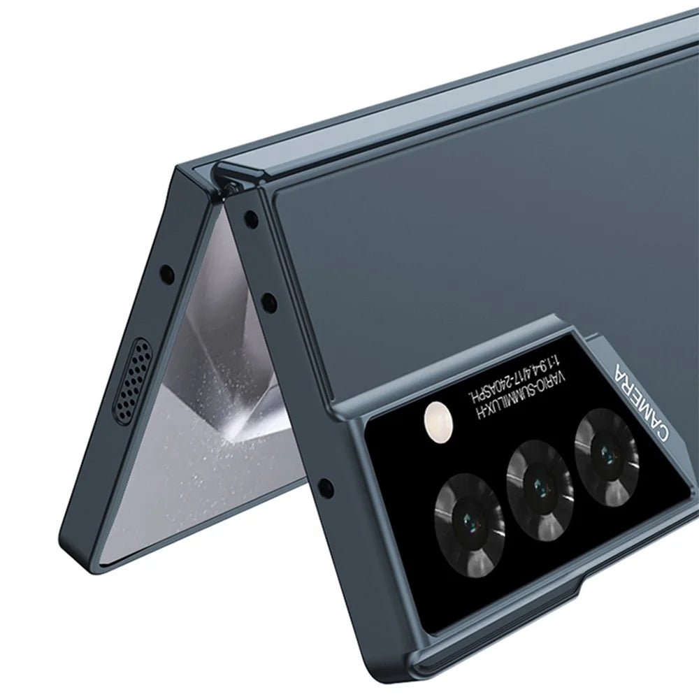 GKK For Samsung Galaxy Z Fold6 5G Case Ultra-Thin PC Phone Case with HD Tempered Glass Screen Protector - Black - 4