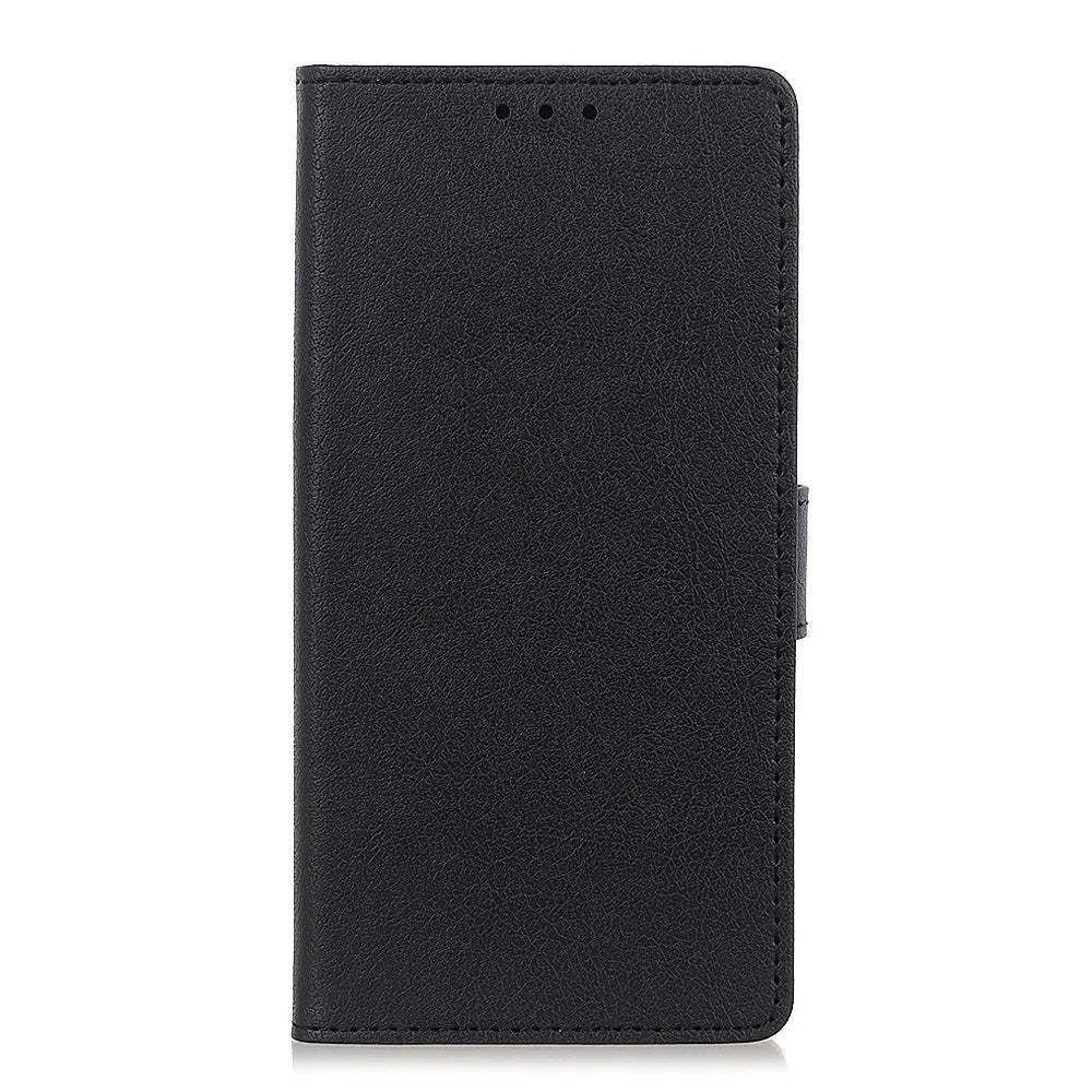 For Samsung Galaxy S24 FE Case PU Leather Wallet Magnetic Clasp Phone Cover - Black - 6