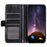 For Samsung Galaxy S24 FE Case PU Leather Wallet Crazy Horse Texture Phone Cover - Black - 2