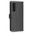 BINFEN COLOR BF32 For Samsung Galaxy S22 5G Wallet Case RFID Blocking Phone Leather Cover - Black - 7